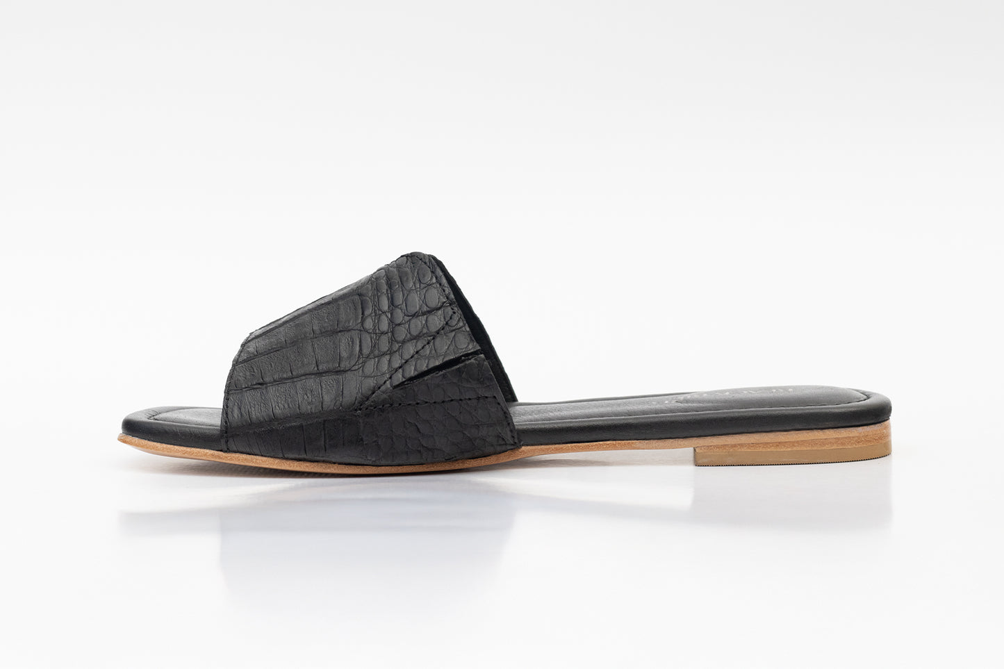 Miranda Full Crocodile Black