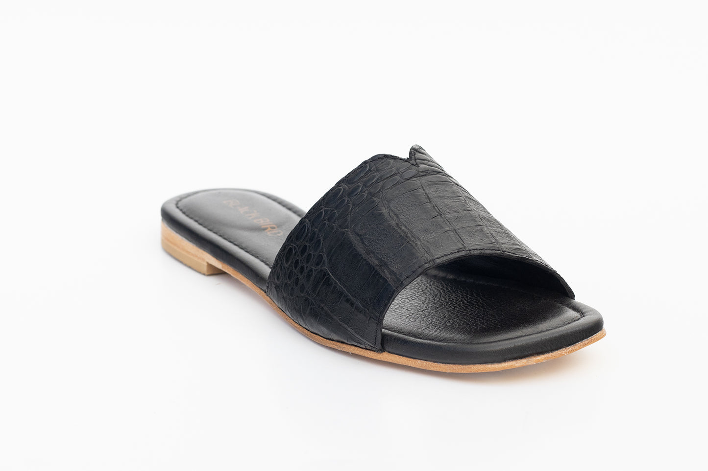 Miranda Full Crocodile Black